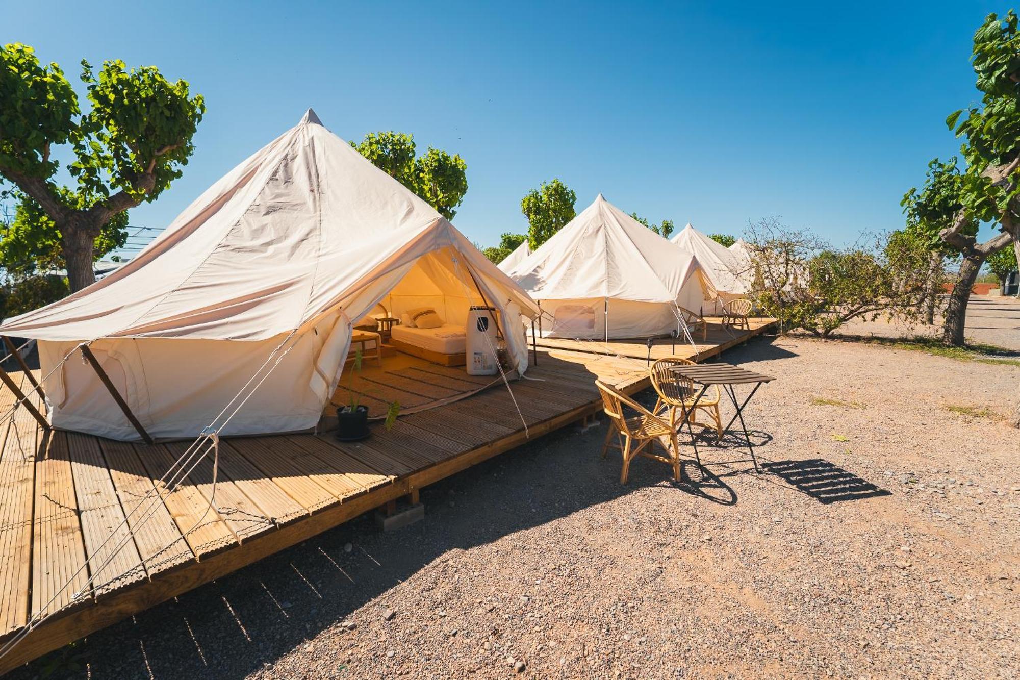 Camping Tres Estrellas Mediterraneo 실세스 외부 사진